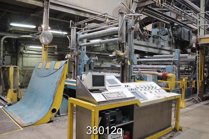 Used Beloit Tissue Machine 100" Web 96" Trim, 4000FPM, 75 TPD #38012