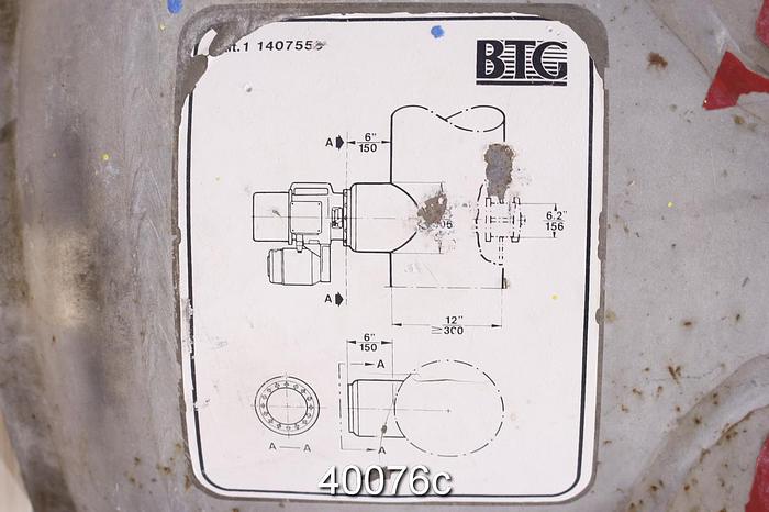 Used BTG MEK-2200 SSW Measuring Vessel #40076