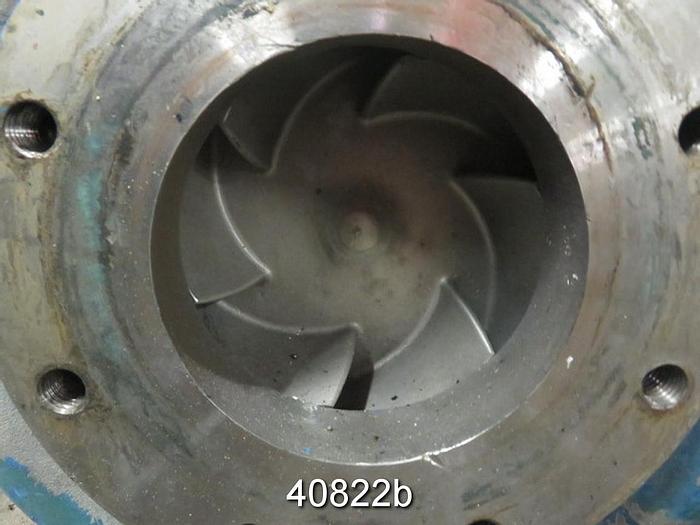 Used Goulds 3196 4x6x13, SS Casing, 6-Vane SS Impeller #40822