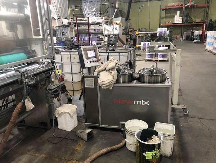 Used 56" UTECO SOLVENTLESS LAMINATOR MODEL IZAR 140 WITH PRE MIXER