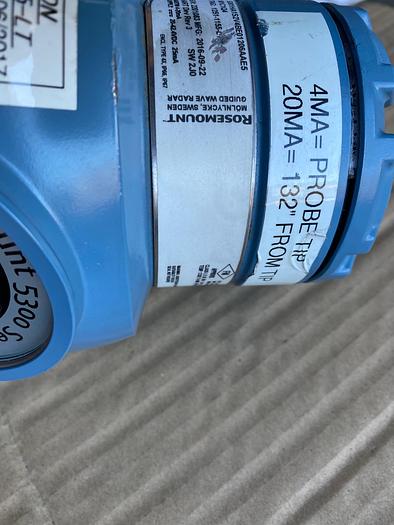 Used Rosemount 5301HA1S2V4BE01206AAE5M1C1Q4, 5300 Series Level Transmitter 132" Probe