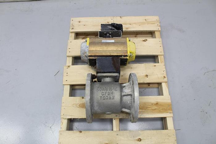 Used Sharpe SPN125 6" Ball Valve, CF8M Body #42272