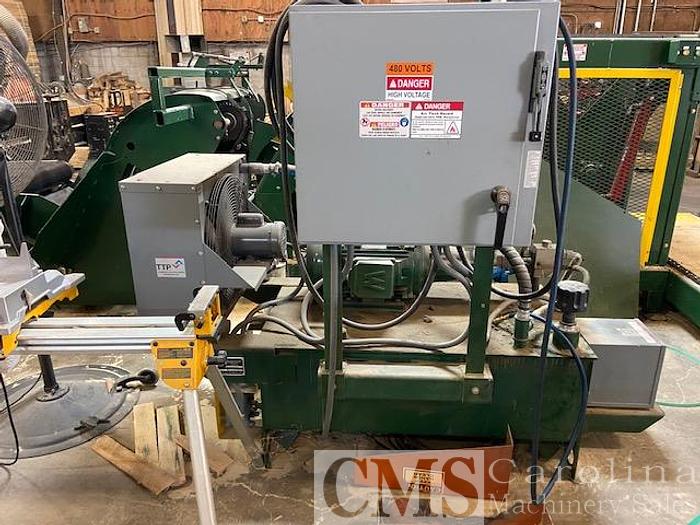 Used West Plains Resaw with Run Around, Deduster & Pendu Stacker