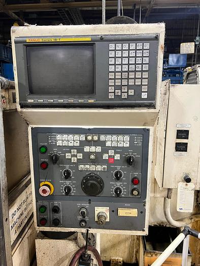 Used OKUMA & HOWE 2SP-25H TWIN SPINDLE TWIN TURRET CNC LATHE