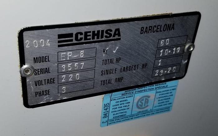 Used 2004 *SOLD* Edgebander - Cehisa EP8