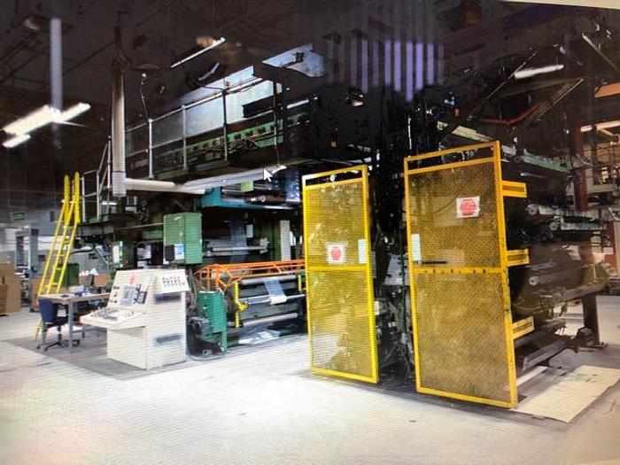 Used 47" WIDE 8 COLOR KIDDER PRESS TURRET UNWIND AND REWIND