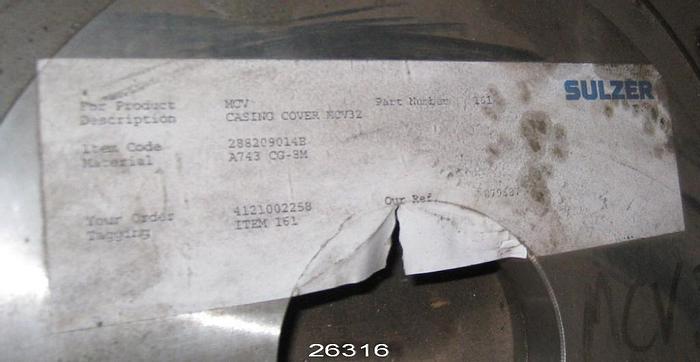 Unused SULZER MCV324 #26316