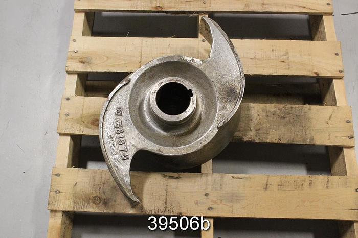Used Goulds 3175 8x10x18 Pump Impeller, 2-Vane, CD4, 56167 #39506