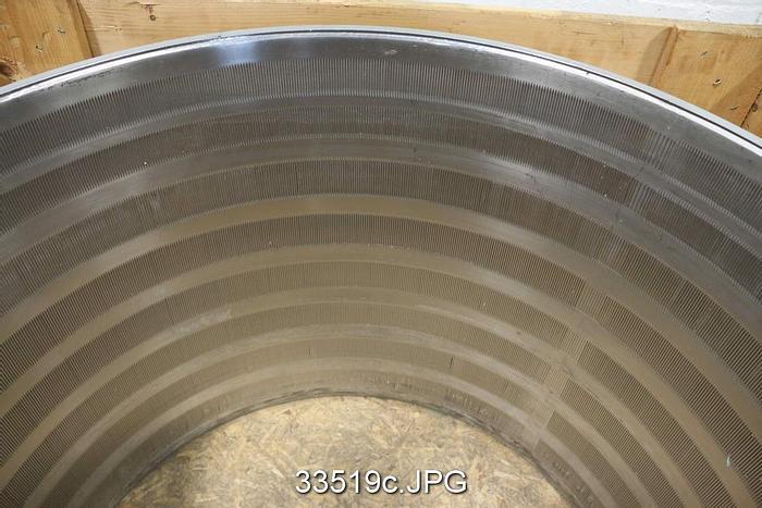 Unused Bird 40B Outer Pressure Screen Basket, 0.012" Slots #33519