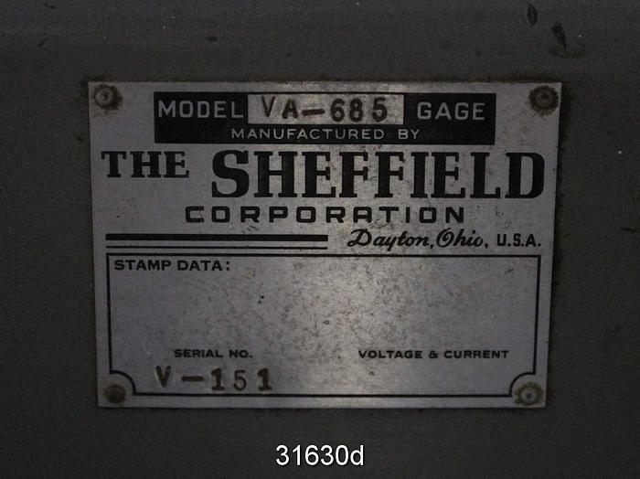Used Sheffield 50100384 Precision Air Smoothness Tester #31630