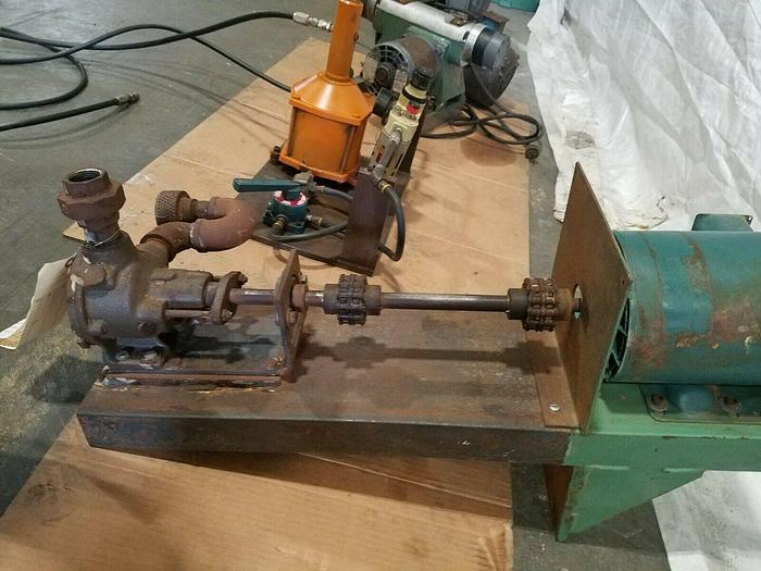 Used Reliance 3/4 HP 1140 RPM Electric Motor Tested ... Pump is in unknown condition