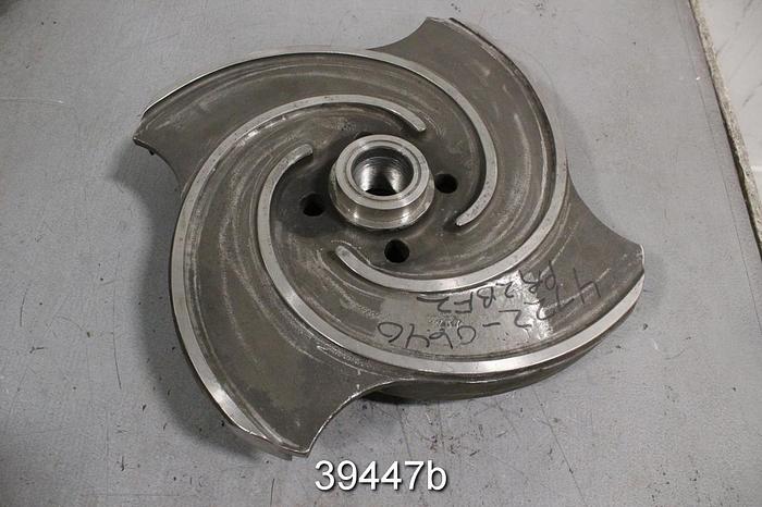 Used Goulds 3196 4x6x17 Pump Impeller, 4 Vane, 17" Diameter #39447