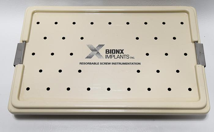 Used BIONX Bionx Resorbable Screw Non-Cannulated Instrumentation Set
