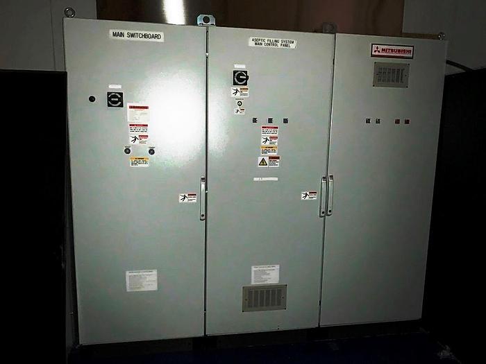 Unused Filler, Bottle, Rotary, 120-Valve, Mitsubishi, Aseptic #C743900