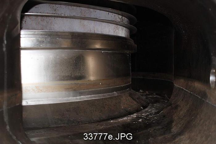 Used Voith Model 31-27 Pressure Screen, Multi-Foil Rotor and C-Bar Slotted Basket #33777