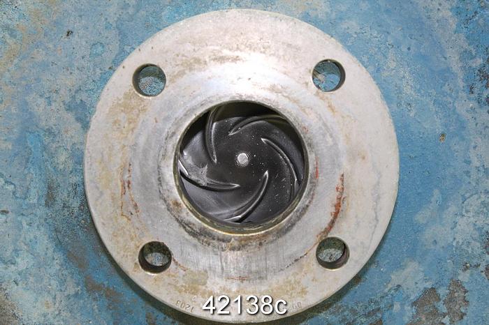 Used Goulds 3196 2x3x13 Pump, Stainless Steel Casing #42138