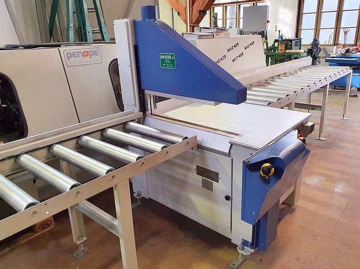 Used 2011 WEINIG Dimter Under table crosscut saw WEINIG OptiCut C700