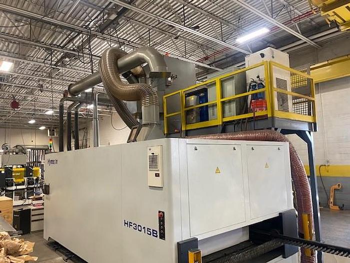 Used 2018 HYMSON HF3015B-3000 FIBER LASER CUTTING  MACHINE