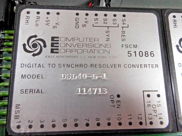 Used VMIC VMIVME 4900 Dual Channel To Synchro/Resolver Converter (Board 224 B)