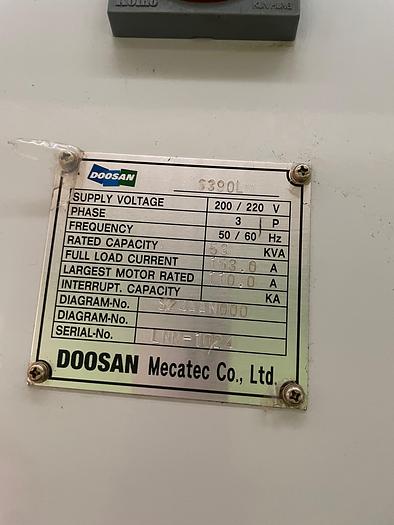 Used BRUGT CNC DREJEBÆNK, FABRIKAT DOOSAN, MODEL S 390 LM