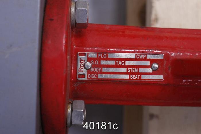 Used Bray 4" Control Butterfly Valve #40181