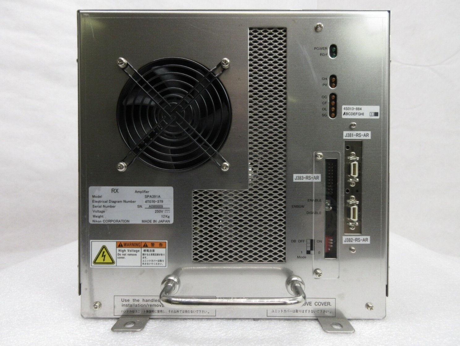 Used Nikon 4T070-379 RX Amplifier SPA391A NSR-S620D ArF Immersion Scanner Used