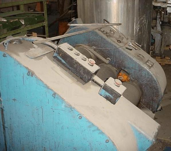 Used 10 in. X 20 in. BUHLER THREE ROLL MILL  HYD. 25 HP 2 SPEED – #1014