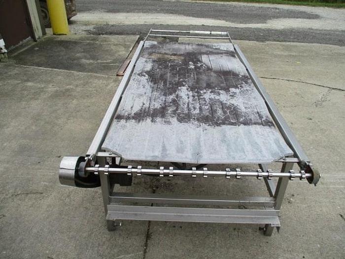 Used Conveyor; Wire Belt; 34"W x 8' 6"L