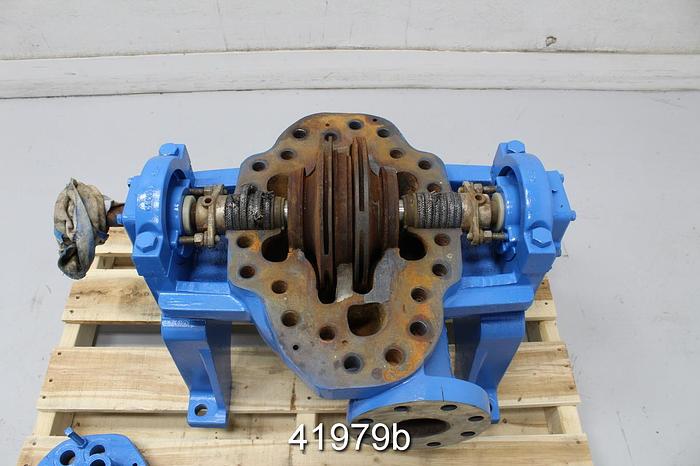 Used Goulds 3316 2x3x11 Two-Stage Split Case Pump, 2 4-Vane 9.5" Impellers #41979