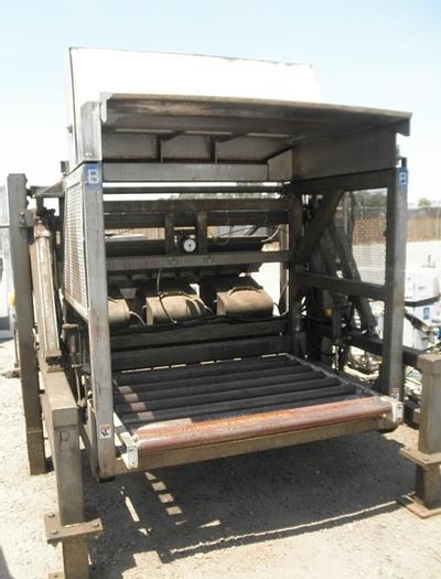 Used Dumper, Bin, Tote, FMC, S/st, Hydraulic, 800 lb (2) #S741235