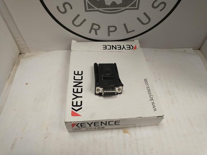 Used NEW KEYENCE OP-26486 PC Programming Adaptor RJ-11 To COM GHB4