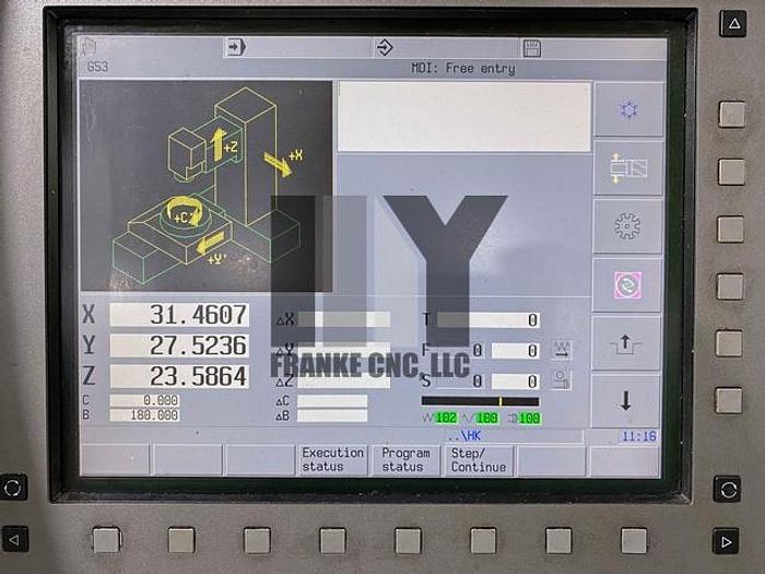Used DMG MORI DECKEL MAHO DMU80P hi-dyn