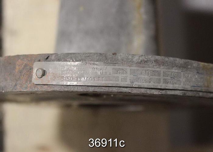 Used Jamesbury 2" Ball Control Valve, 5150 31 3600 TT #36911