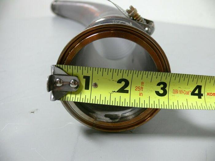 Used Heavy Duty 41" Hose w/ 3" OD Sanitary Fittings