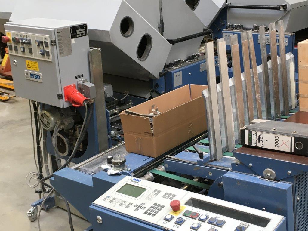 Used MBO FA 82ME Navigator Vertical standing sheet delivery 2003