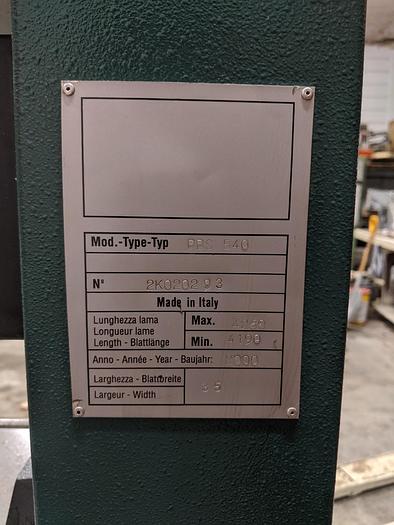 Used Bridgewood PBS 540 20'' Bandsaw