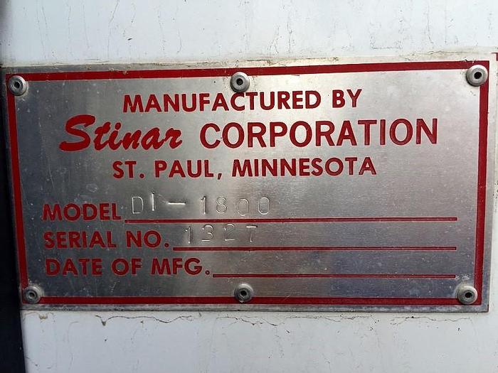 Used Stinar DI-1800 (1800 Tank Cap) on GMC Chassis and Cab