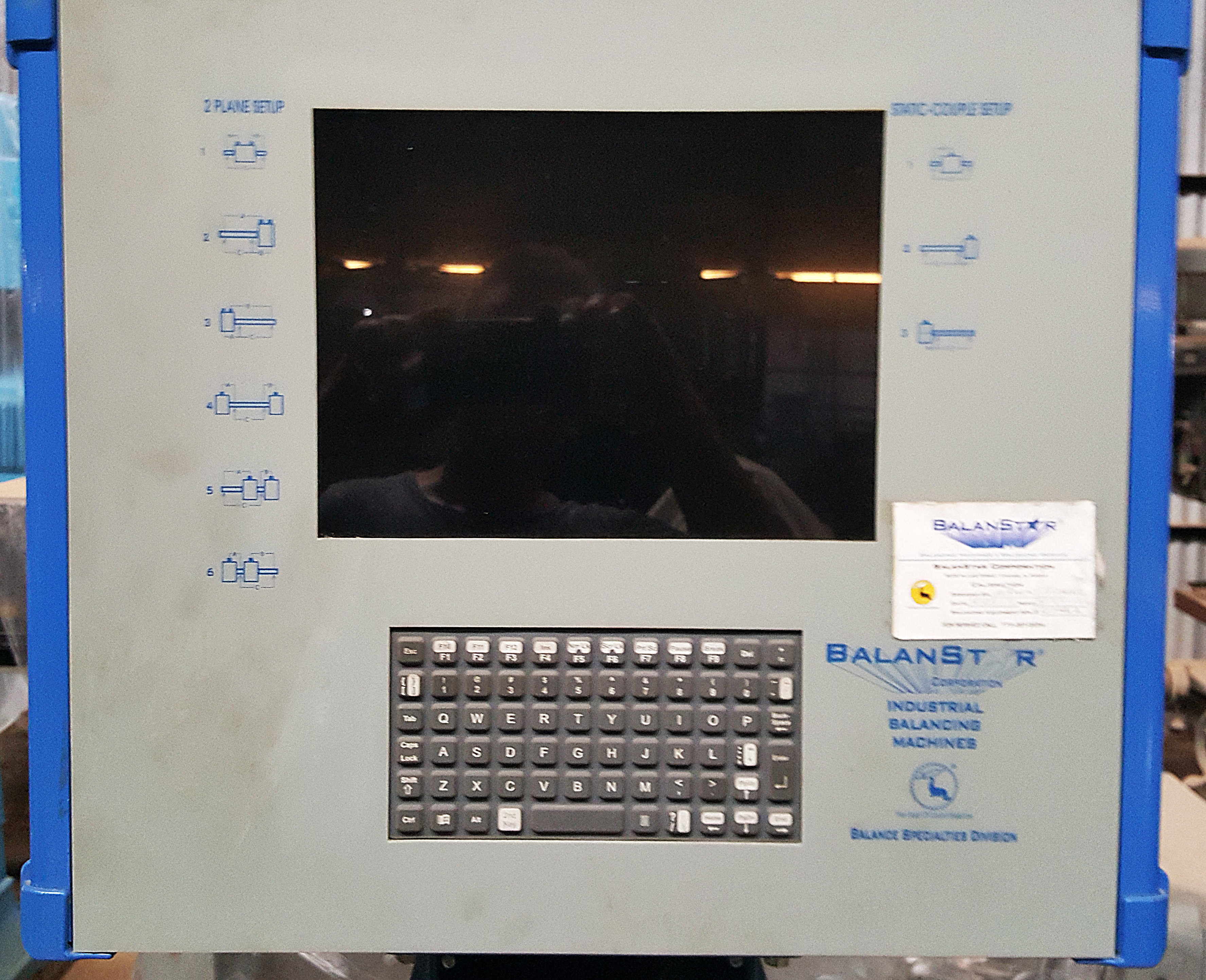 Used Balanstar Model HB 50 Balancing Machine; Fully Computerized