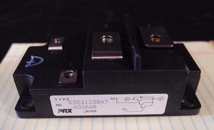 Used Powerex PRX Single Darlington Transistor Module KS621230A7 LOT of 2 (3155)