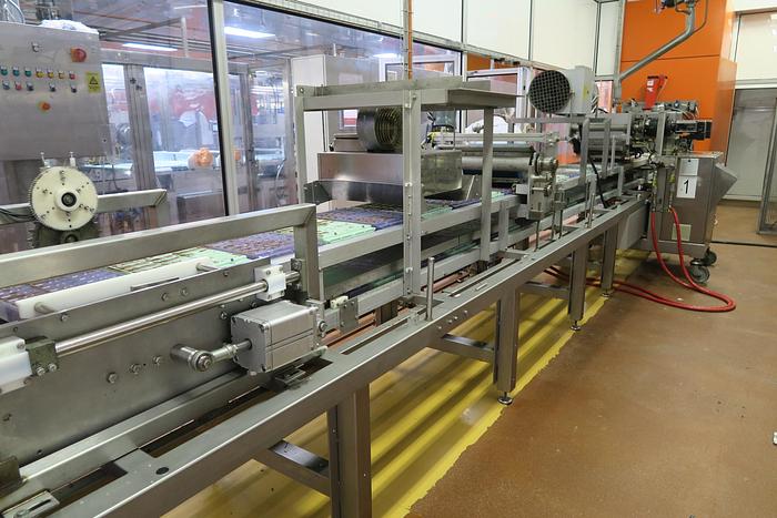 Used Aasted Frozen Cone Chocolate Moulding Line