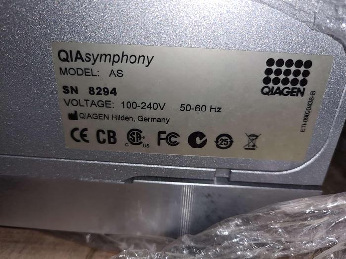 Used Qiagen QIAsymphony AS Sample Preperation