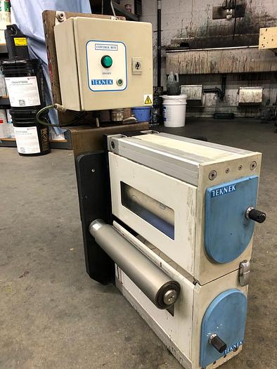 Used TekNek 10” 2-sided Web Cleaner