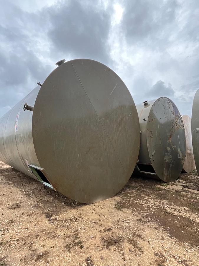 Used 1,000 BBL Steel Gun Barrel Tanks (2)
