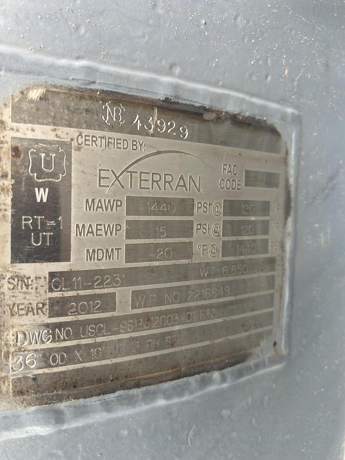 Used 36" X 10' 3PH SEPARATOR