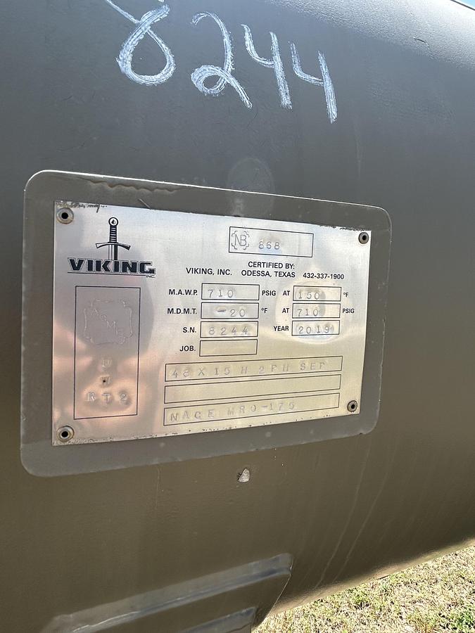 Used 48" X 15' 2PH SEPARATOR