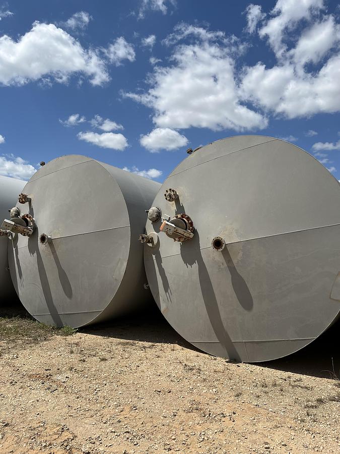 Used TANKS, 500 BBL STEEL (LIKE NEW)