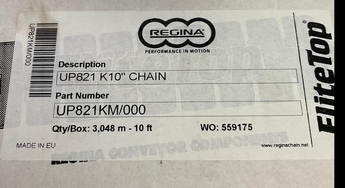 Regina UP821K 10” chain 10 foot