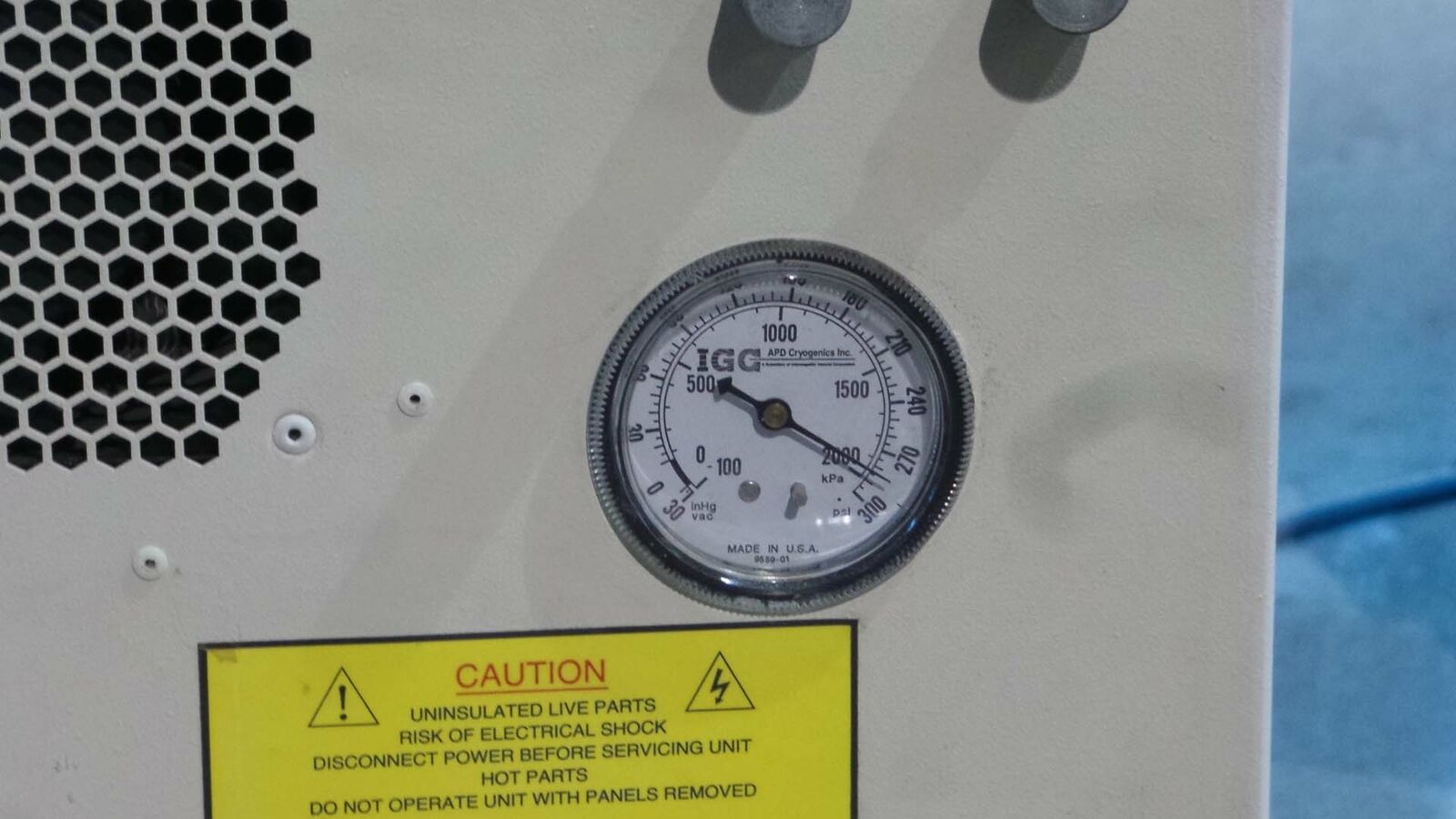 Used APD Cryogeincs T1101-01-000-14 Compressor, T1101-01-000-14 / APD Cryotiger Compressor Cooling S