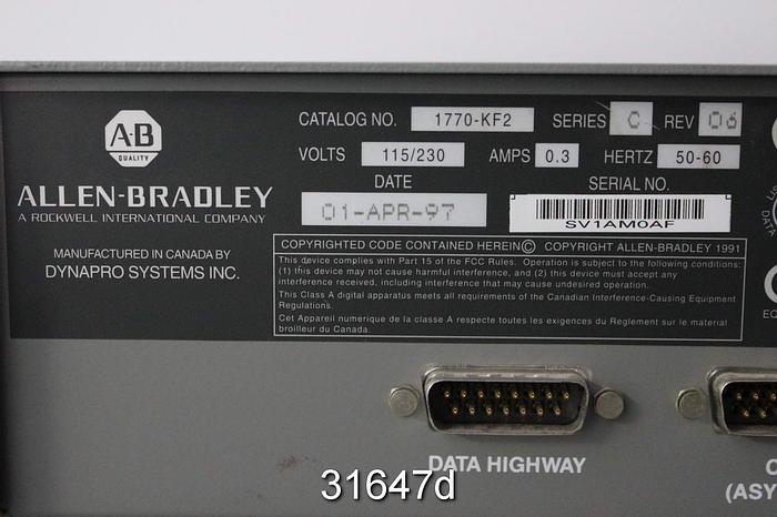 Used TMI W.G. Smith Roll Tightness Tester #31647