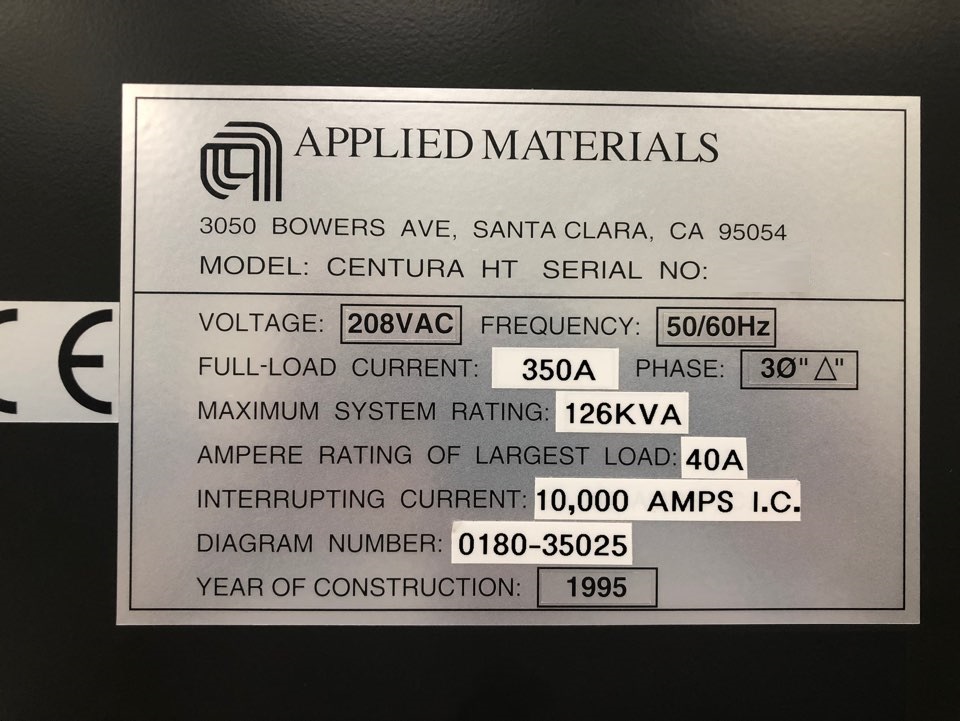 Used AMAT Centura5200 MxP+ 3 chamber 200mm